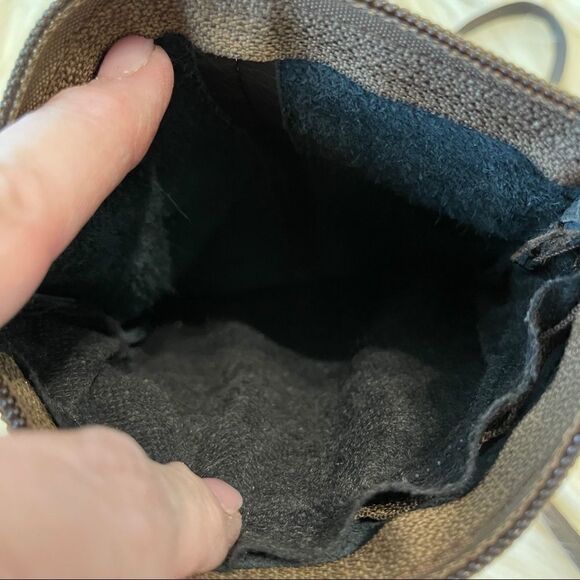 Handmade Argentinian‎ Leather Crossbody Bag, Brown - Picture 7 of 10